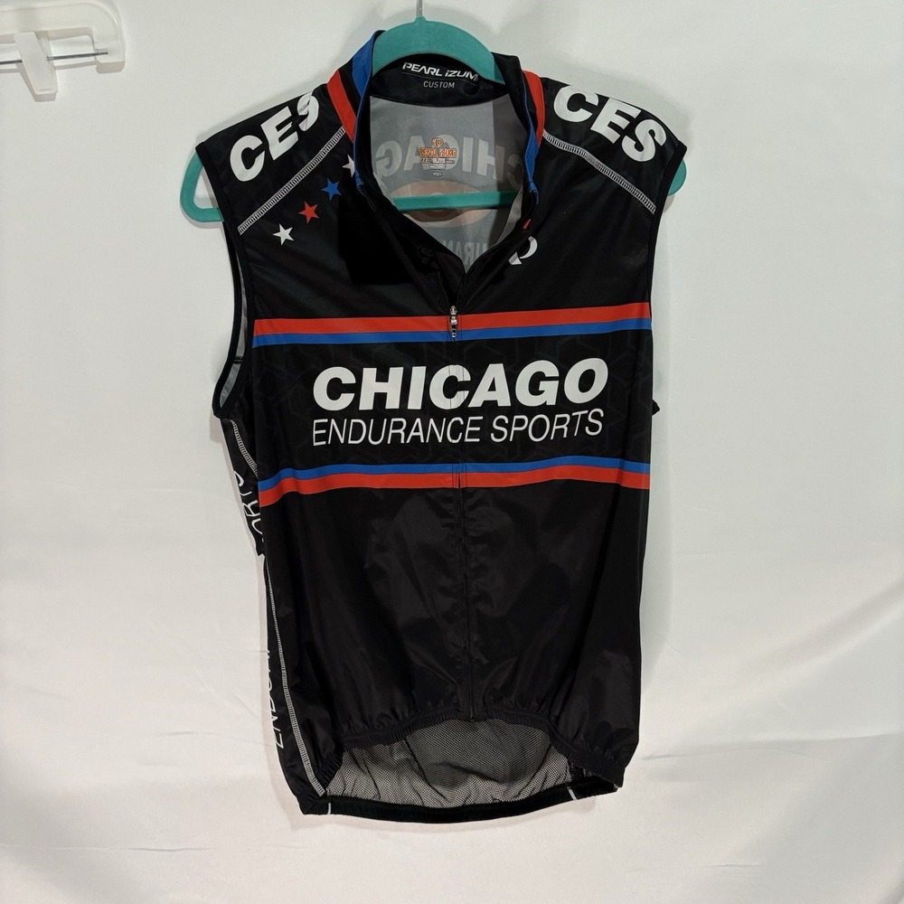 Pearl Izumi Elite Series Chicago Endurance Sports Cycling Vest Men Large Black